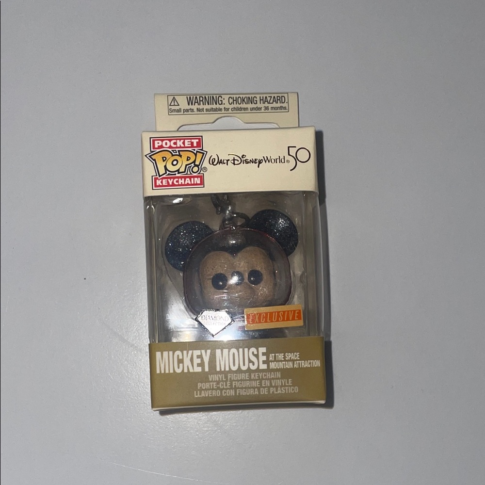 Mickey Mouse at Space Mountain Pocket Pop! Keychain Funko Diamond Exclusive